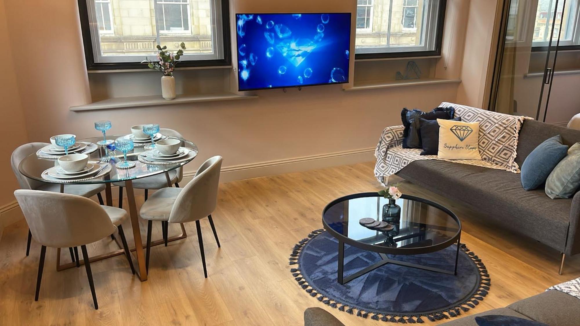 M1 City Centre 3 Bed 3 Bath Luxe Penthouse Manchester Eksteriør bilde