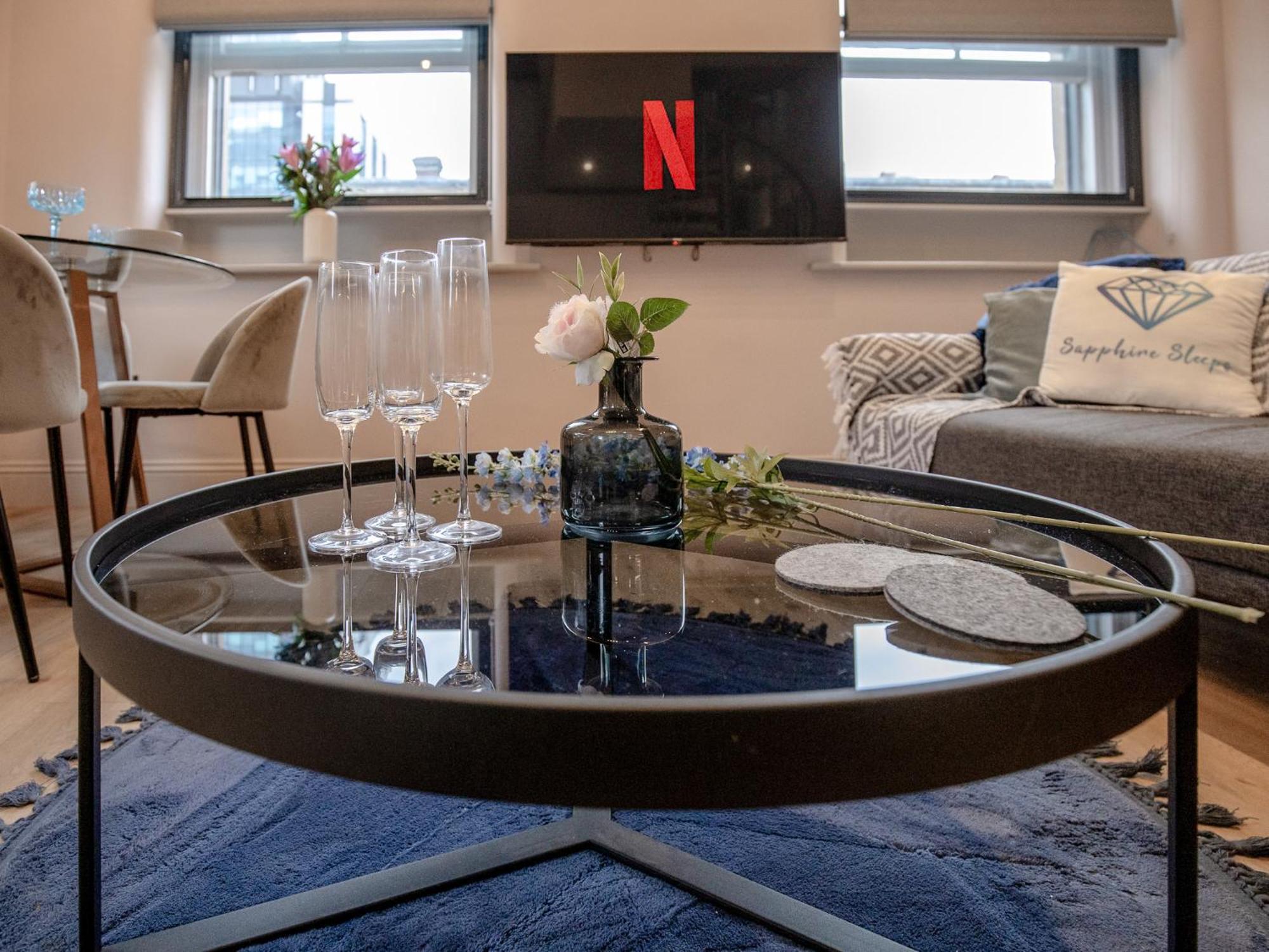 M1 City Centre 3 Bed 3 Bath Luxe Penthouse Manchester Eksteriør bilde