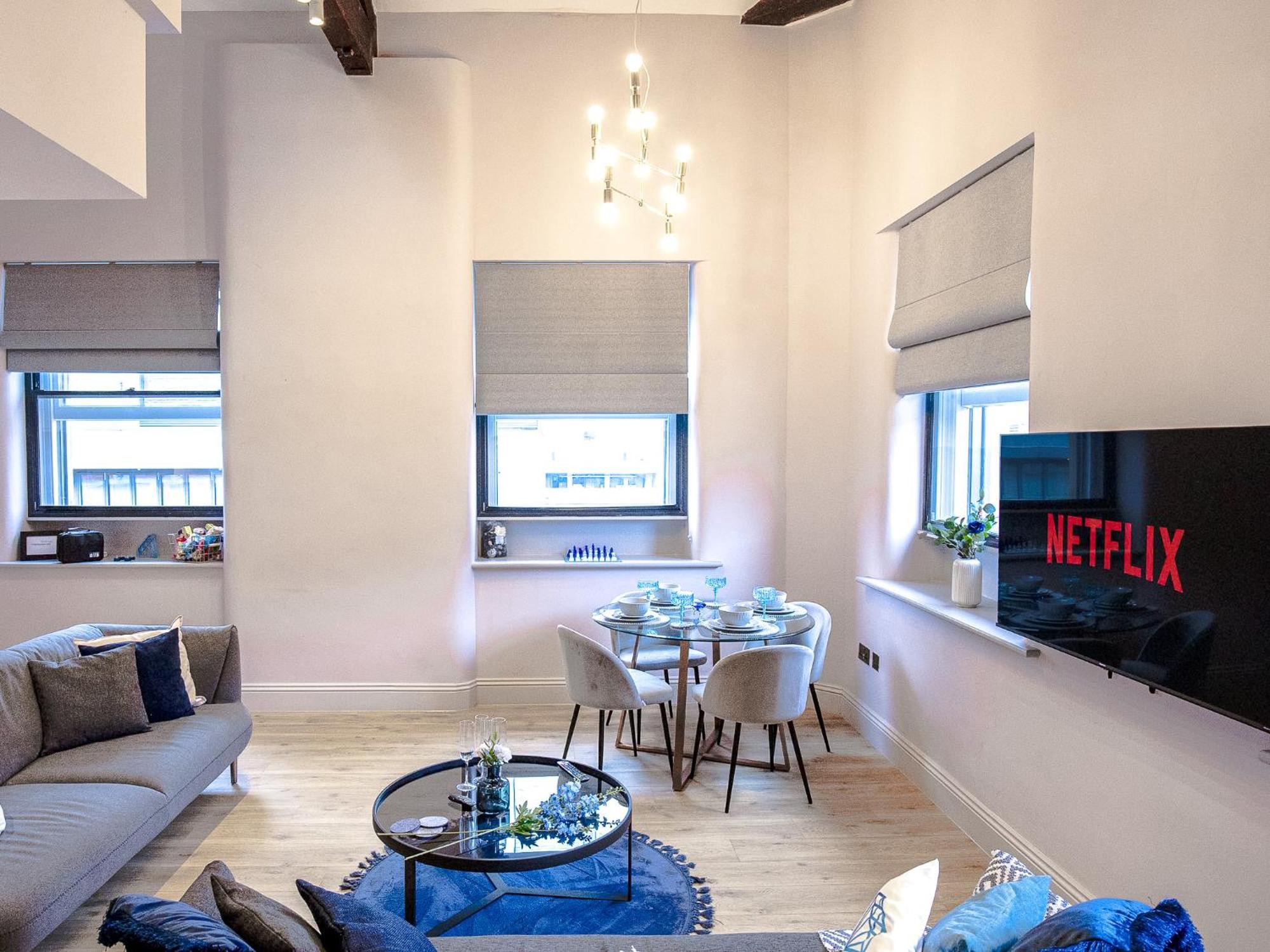 M1 City Centre 3 Bed 3 Bath Luxe Penthouse Manchester Eksteriør bilde